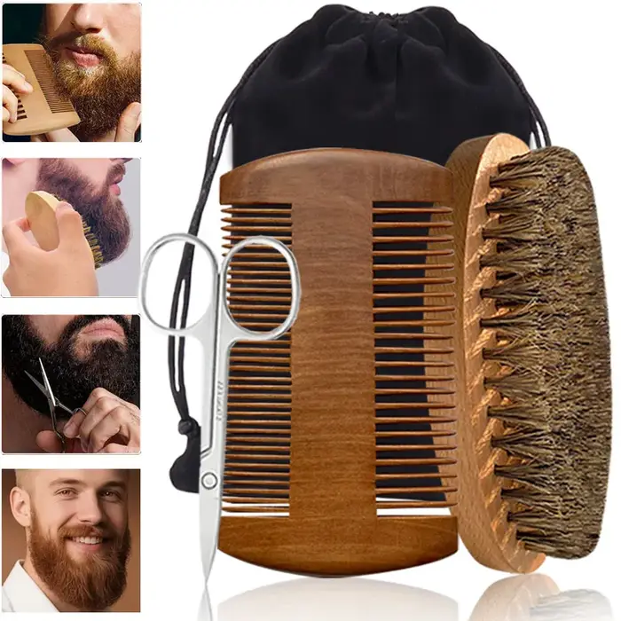 Kit de toilettage de barbe pour homme