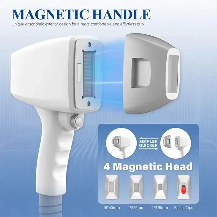 Machine d'épilation au Laser à Diode SHR magnétique Soprano dynamique 3D épilation permanente indolore dispositif de Salon de beauté professionnel