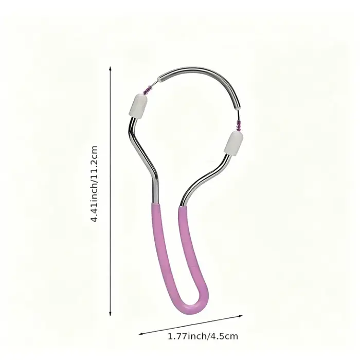 Épilateur facial portable à ressort (1/2 pièces) – Élimine les poils indésirables sur le dessus des lèvres, le menton, le visage ou le cou