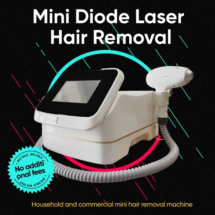 Épilateur laser diode professionnel 3 ondes pour le corps et le visage