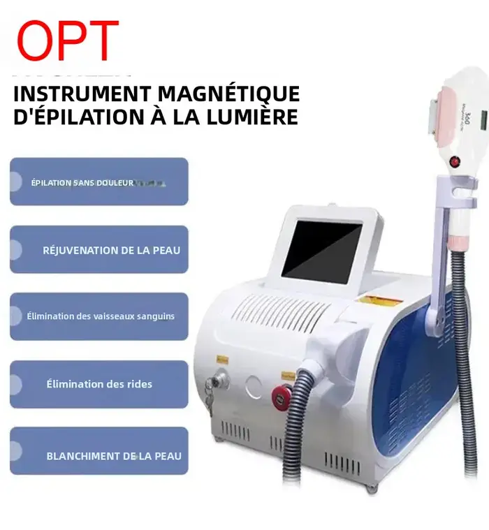 Appareil portable IPL OPT Laser 600 000 impulsions pour l'épilation