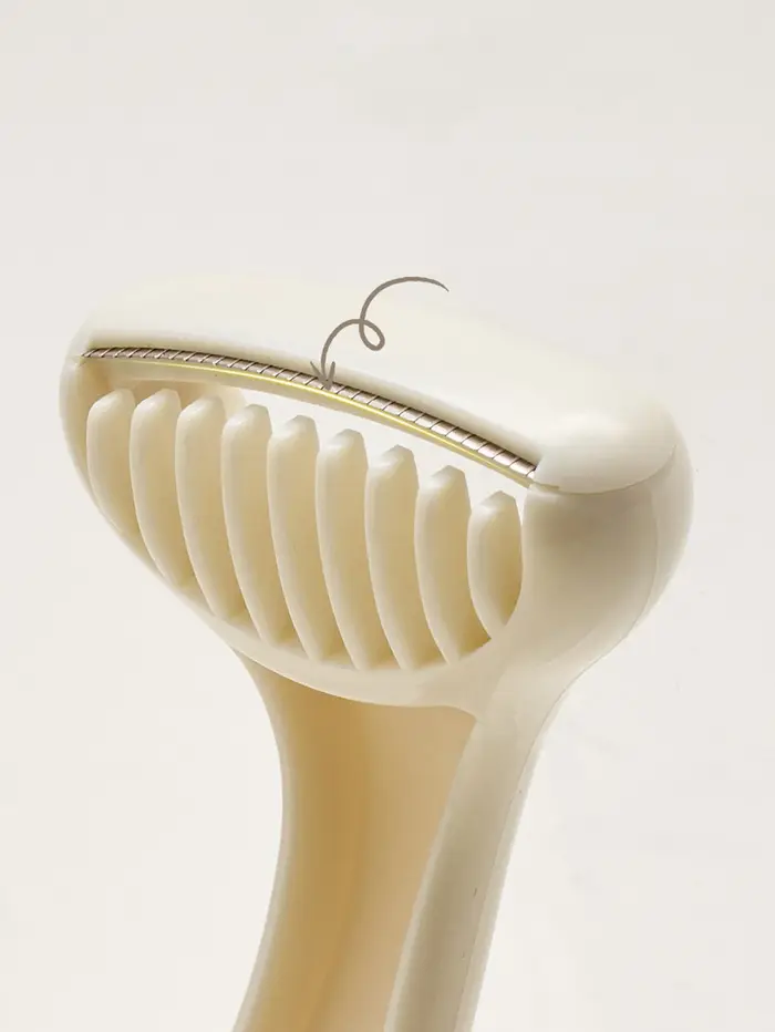 Lame de rasage en acier inoxydable pour femme