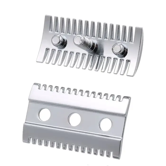 Rasoir de sécurité à Double bord, peigne ouvert, tête de rasoir de sécurité masculine, outil de rasa