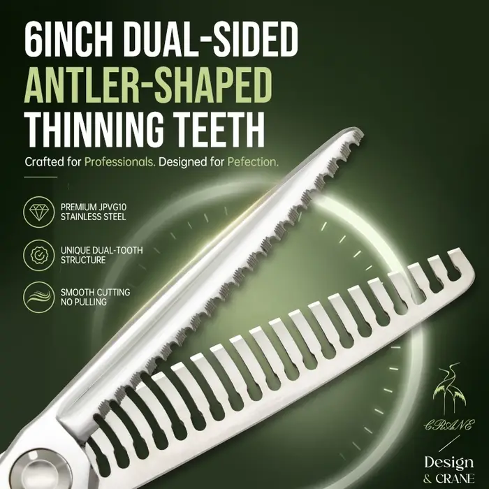 Ciseaux de coiffeur, ciseaux de barbier, ciseaux à cheveux, fabriqués en acier VG10 japonais, dents au design breveté, ciseaux à cheveux de qualité supérieure.