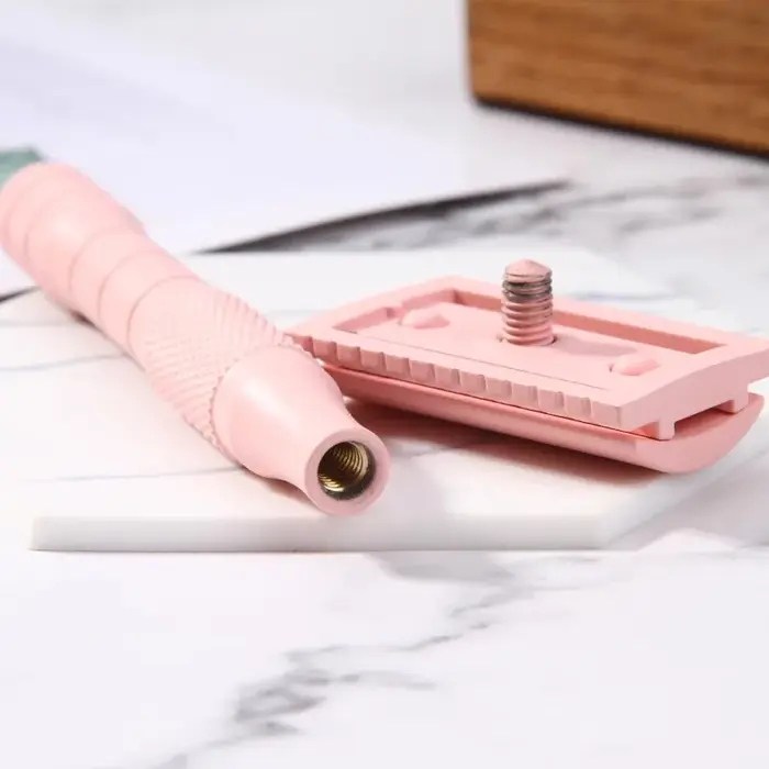 YAQI Rasoir de sécurité pour femme de couleur rose pour homme
