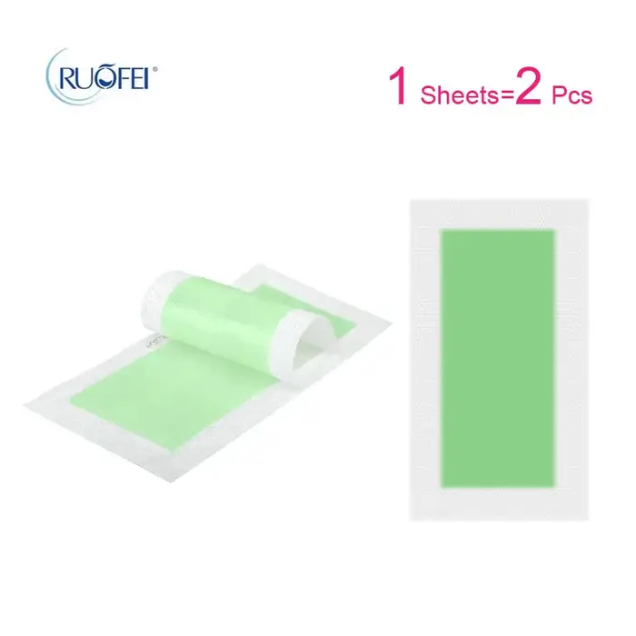 40 pièces dépilatoire Cartine épilation cire papier froid bandes