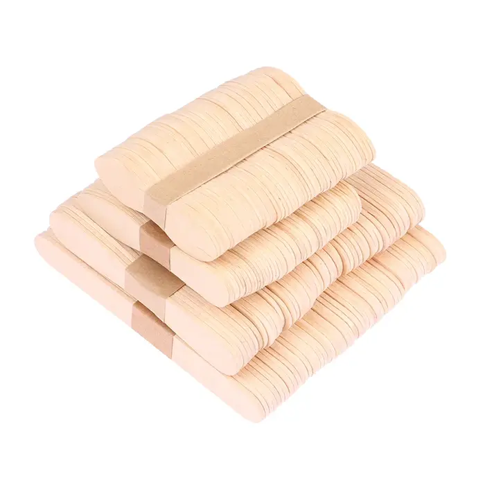 Spatule en bois pour épilation du corps pour femme