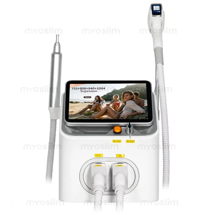 Appareil d'épilation et de détatouage professionnel Picotech 2 en 1 à diode soprano