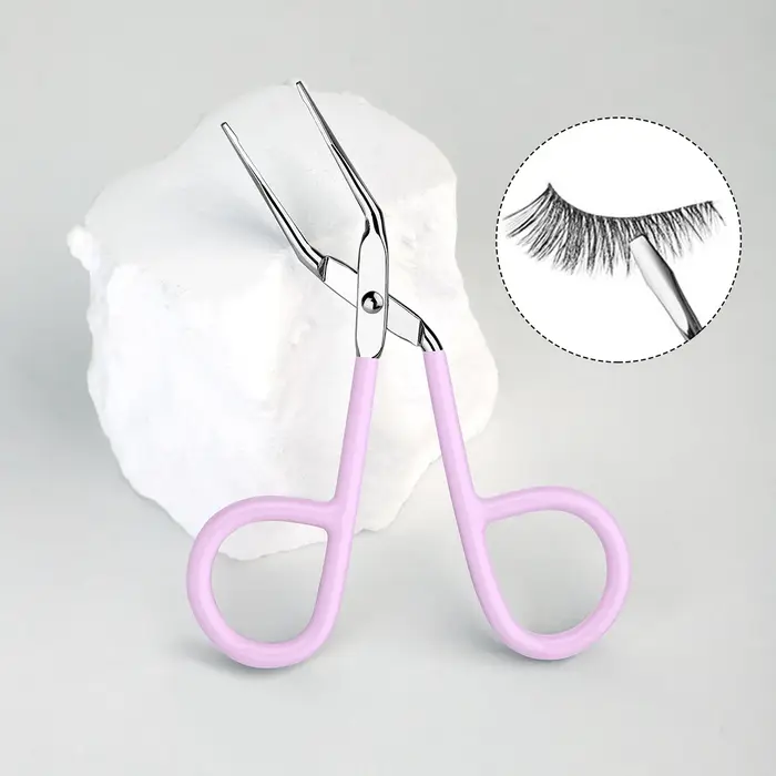 Un outil précis et portable pour les yeux avec pince à sourcils pour l'arrosage des cheveux obliques