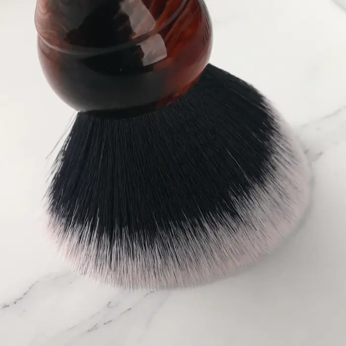 Yaqi – brosse de rasage avec nœud synthétique pour homme, 28mm
