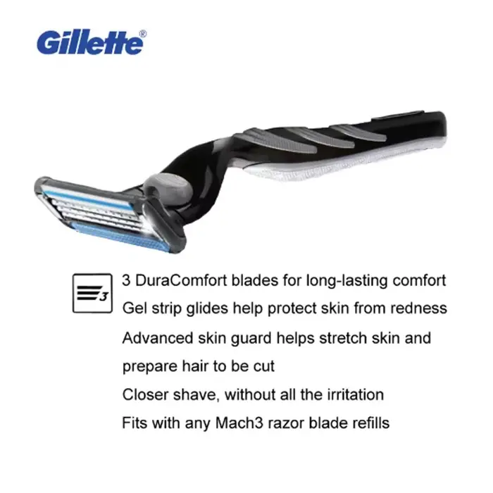 Ensemble de rasoirs Gillette Mach3 pour hommes
