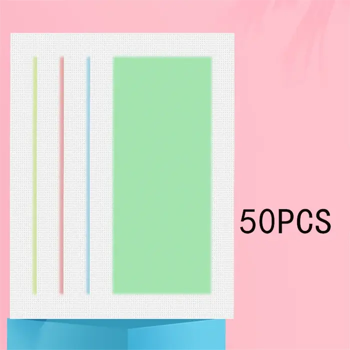 Bandes de cire professionnelles vertes pour l'épilation, 5/10/20/50 feuilles, papier ciré double face pour le corps, les jambes, le visage et le bikini, utiles