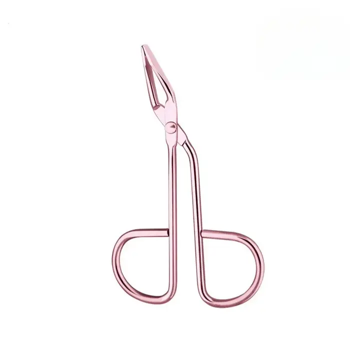 Pince à sourcils en forme de ciseaux, pince à cils à tête plate, extracteur de poils fins, pinces à 