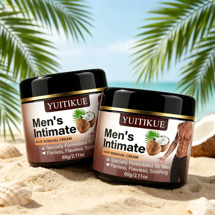 YUITIKUE Crème dépilatoire intime pour hommes 60g