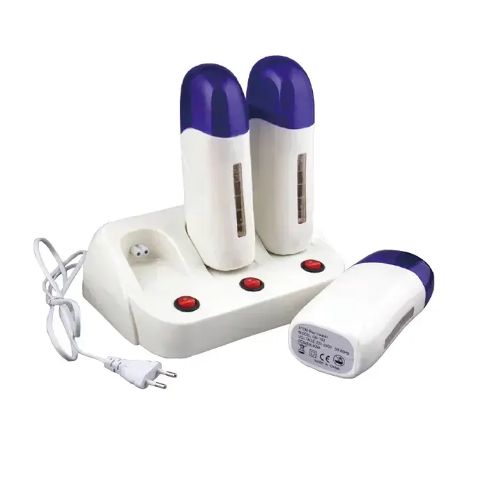 Rouleau dépilatoire 3 en 1, chauffe-cire, cartouche de cire rechargeable, Machine à fondre la cire, 