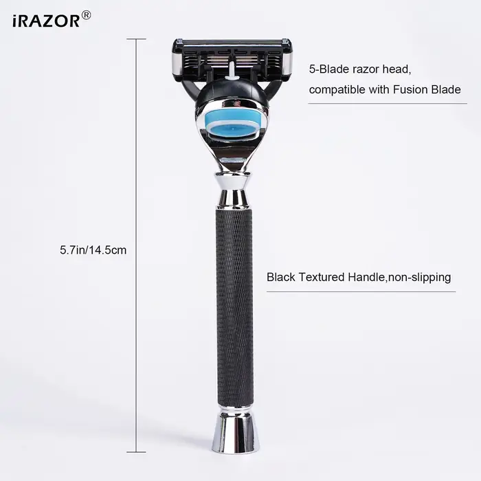 IRAZOR Premium 5 lames Fusion sécurité rasoir manuel