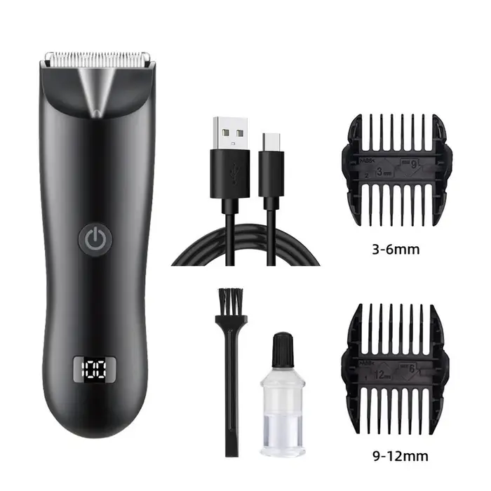 Tondeuse à cheveux pour hommes, tondeuse à boules électrique, comprend 2 accessoires de protection, 