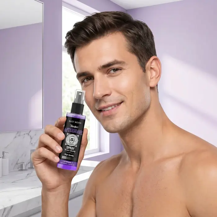 Spray après-rasage hydratant en profondeur pour hommes, apaisant la barbe, réduit les rougeurs, hydr