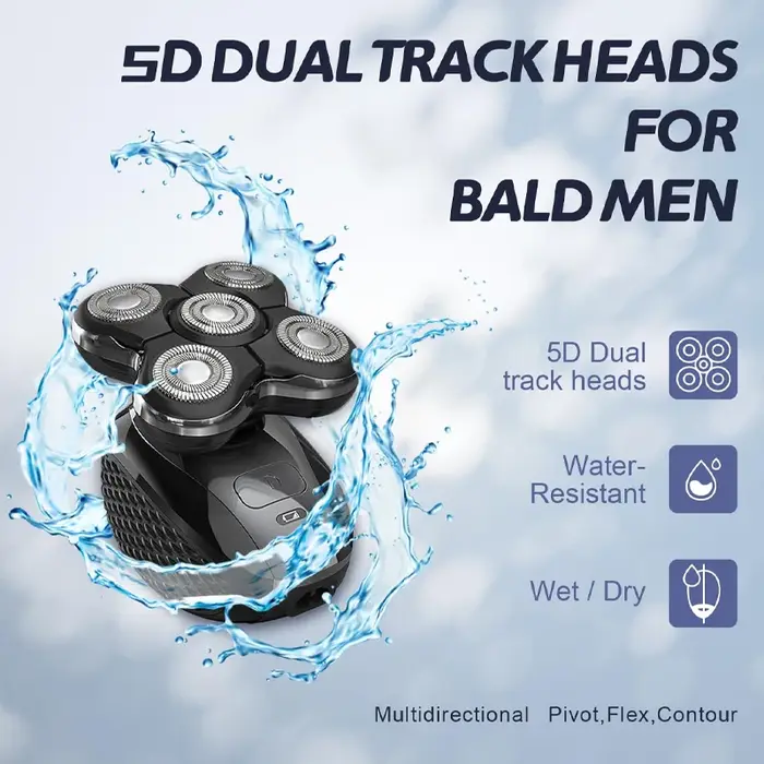 Tête de rechange compatible avec le rasoir électrique Remington Bald Head Balder Pro XR7000 & XR1500 & XR1501