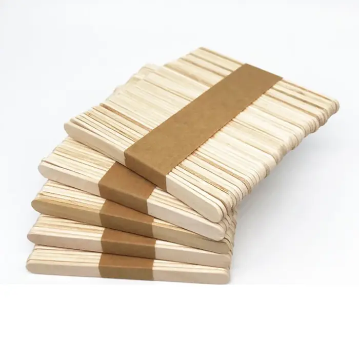 Spatule en bois pour épilation du corps pour femme