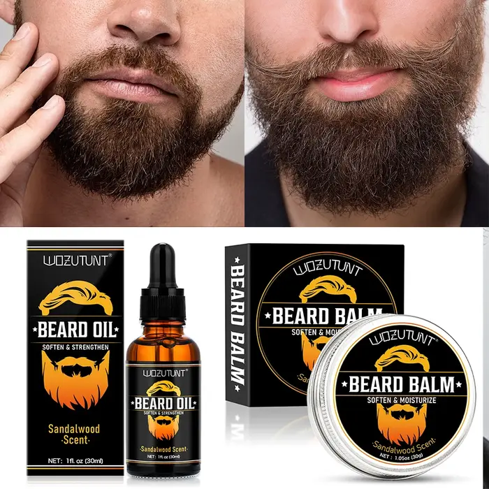 Kit de soins pour barbe pour hommes