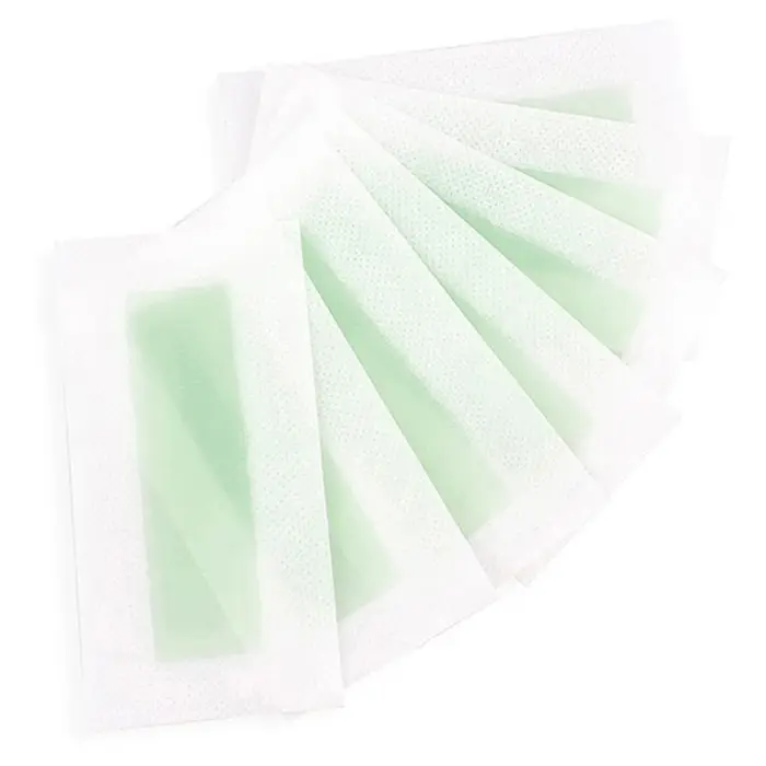 24/12 pièces bandes de cire pour les lèvres du visage