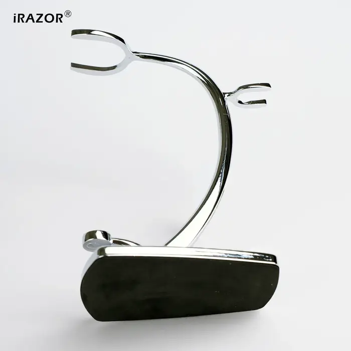 iRAZOR Ensemble de bols et supports de rasage avec base magnétique – Bol en acier 304 et support en 