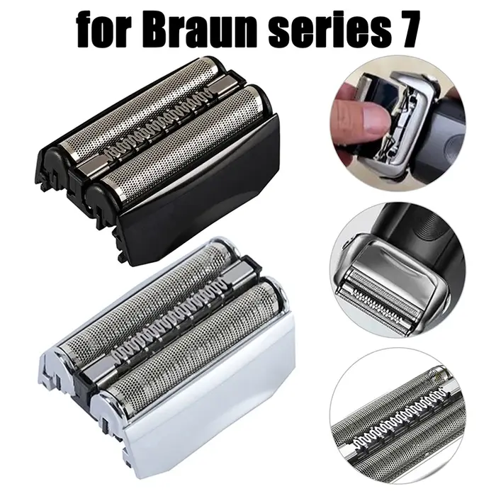 Braun Series7 têtes de rasoir électrique de remplacement 70B 70SCompatible avec 720S 790CC 760CC 765CC 795CC 730 9565 750CC 9585 9591 7840S