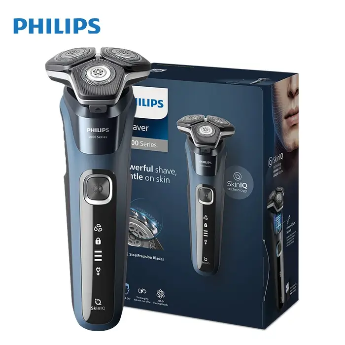 Philips rasoir électrique S5880 tête flottante à charge rapide avec tondeuse à favoris rasage humide