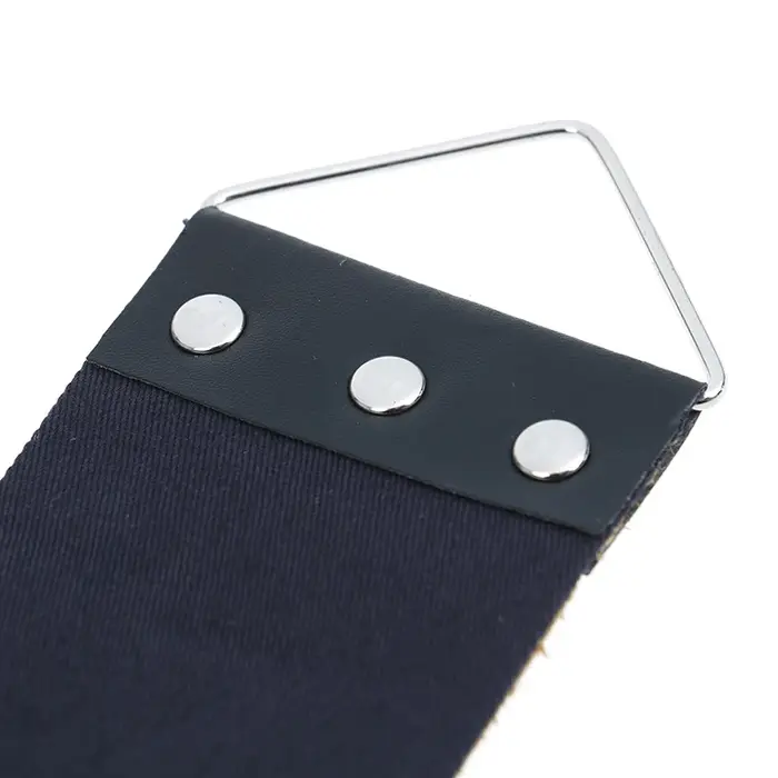 Sangle de rasage en cuir et toile pour hommes