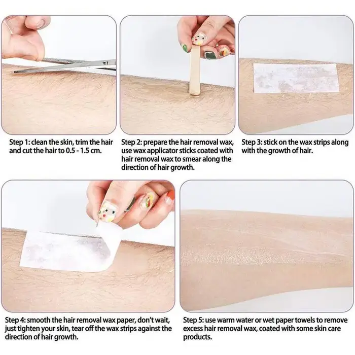 100 pièces jetable beauté épilation cire papier épaissi Non-tissé