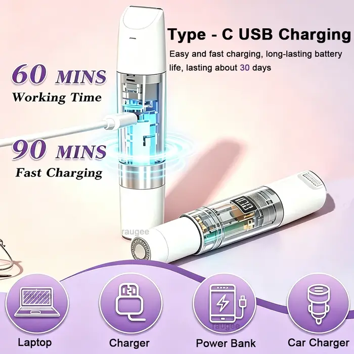Rasoir électrique rechargeable pour femme