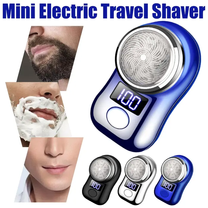 Rasoir électrique portable aste USB étanche pour hommes