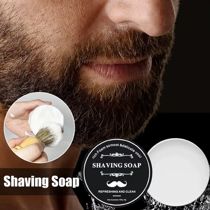 1/2 Pcs Pinceaux de Rasage et de Maquillage à Manche en Bois