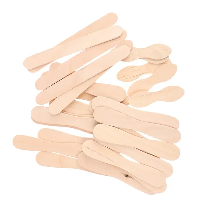 Bâtons jetables pour épilation à la cire