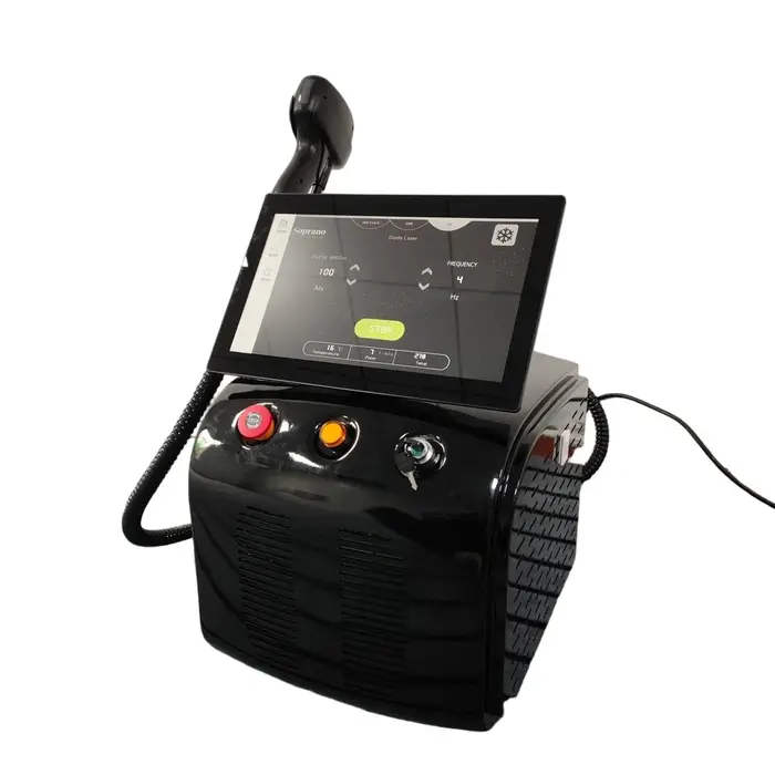 Appareil d'épilation au laser à diode - GentleMax ™ Appareil domestique amélioré pour la réduction permanente de la douleur par cryothérapie, sans douleur