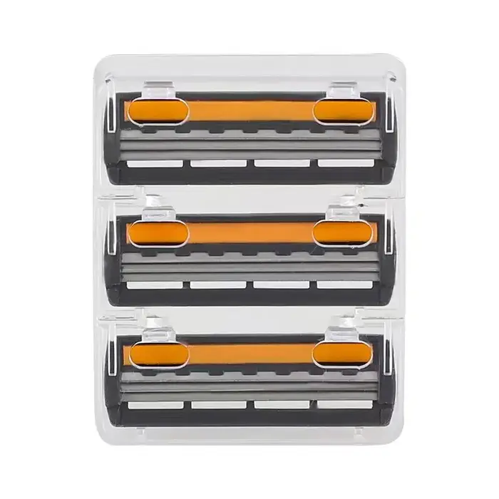 Rasoir à trois couches pour hommes, rasoir réutilisable, lame importée, multi-outils, changement de tête, tout nouveau design