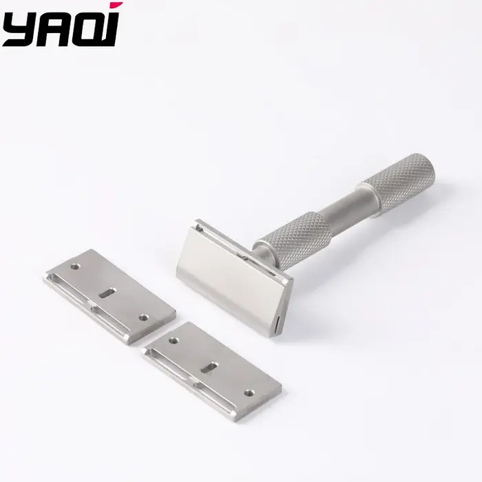 Rasoir de sécurité traditionnel YAQI Aileron GEM Blade 2026 avec 3 plaques pour un rasage lisse et c