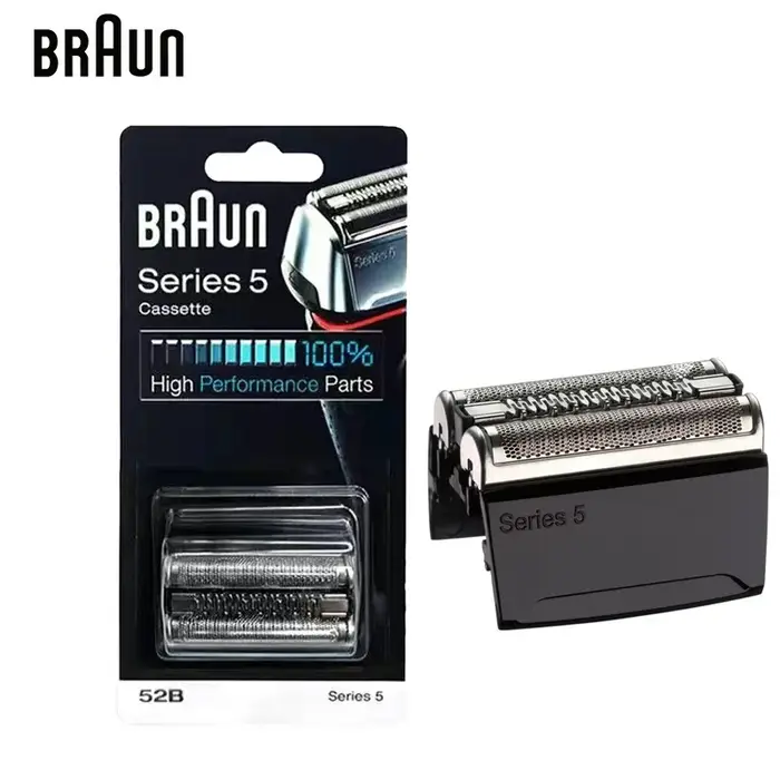 Braun 52B lame de rasoir feuille et coupe lame de rasage Cassette pour rasoir électrique Braun série