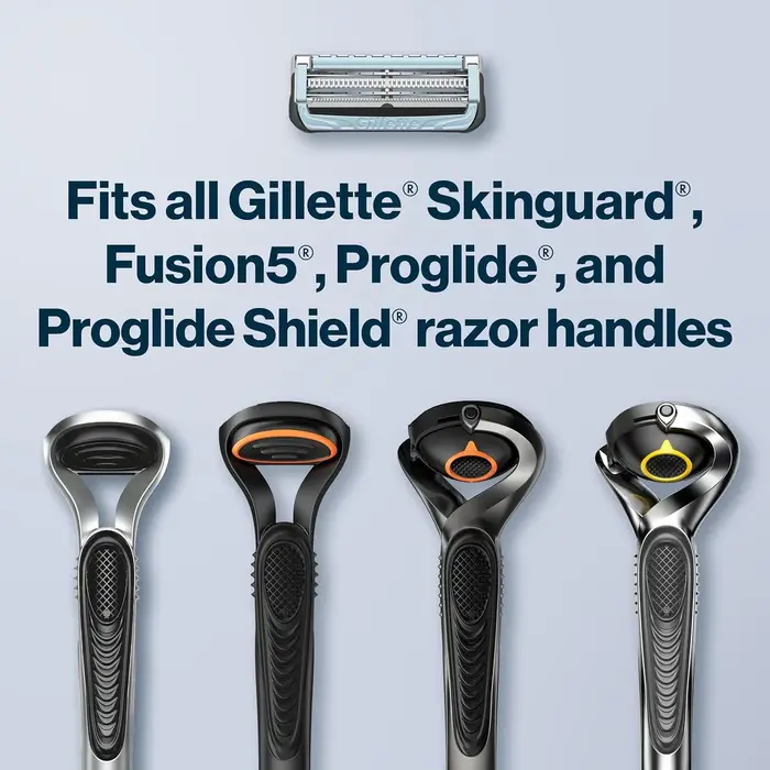 Lames de rasoir Gillette SkinGuard, lames de rasoir pour hommes, recharges de 4/8 lames, pour les sé