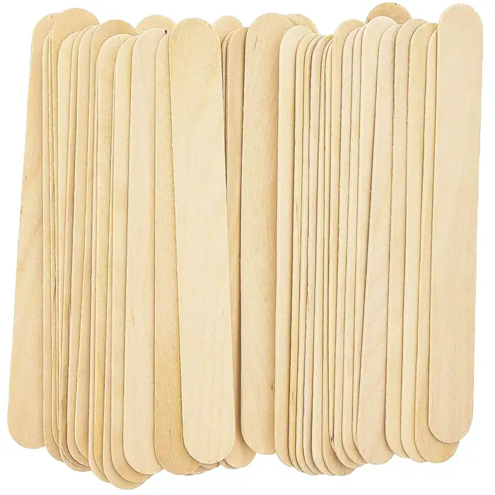Bâtons d'épilation du corps en bois pour femme