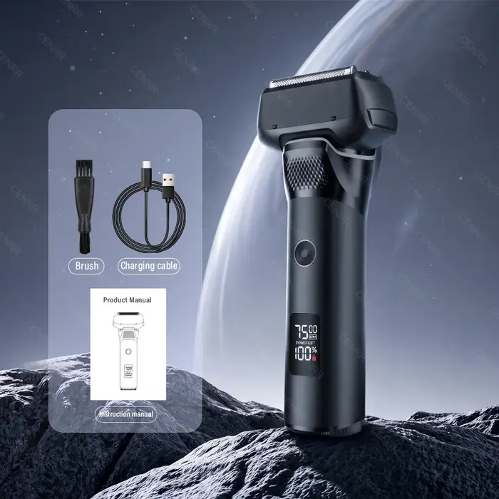 Nouveau rasoir électrique portable pour hommes, tondeuse à barbe mini, rasoir oscillant étanche, cadeau de voyage d'affaires, machine à raser pour hommes