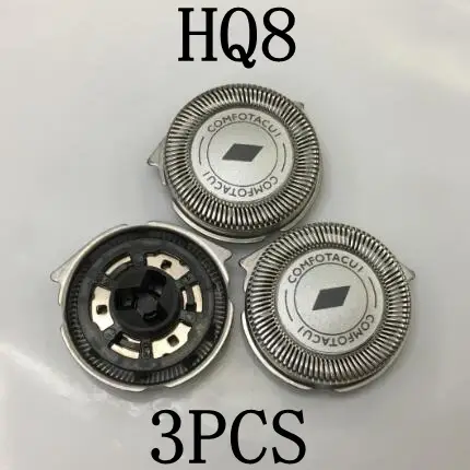 3 pièces HQ8 remplacer la tête HQ8505 lame de rasoir pour rasoir philips PT730 PT735 PT860 PT870 AT7