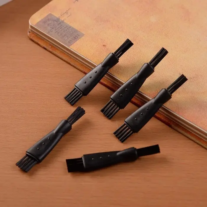 5 pièces rasoir électrique cisaillement nettoyage petite brosse moulin à café Nylon doux cheveux