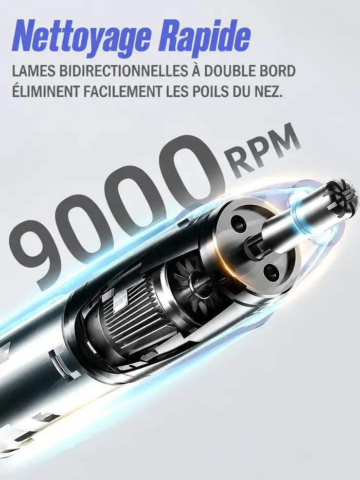 Tondeuse électrique rechargeable pour poils du nez, des oreilles et des zones localisées, rasoir de précision, livraison gratuite