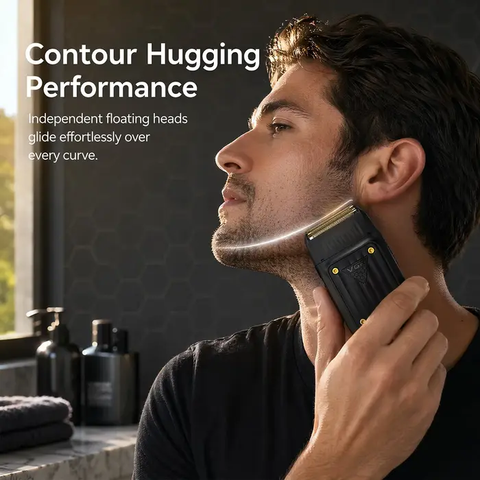 VGR Rasoir rasoir électrique homme Professionnel Rasoir Électrique Tondeuse tondeuse homme professionnelle à barbe