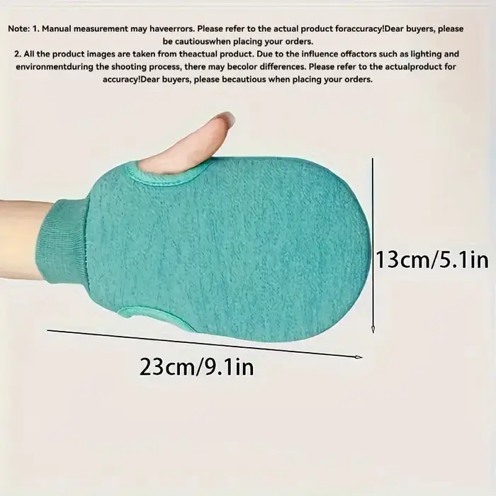 Gant exfoliant (1 pièce) - Gant exfoliant pour peaux mortes, gants exfoliants pour la douche, le spa, le massage, le gommage corporel, accessoire de bain