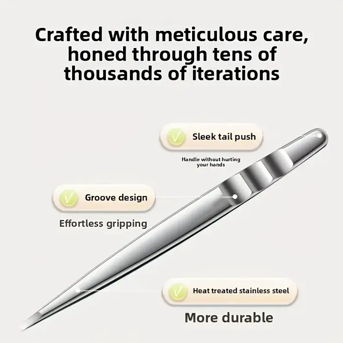 Pinces à épiler de haute précision professionnelles pour les sourcils, les poils du visage et l'élimination des poils incarnés, adaptées aux femmes et aux hommes