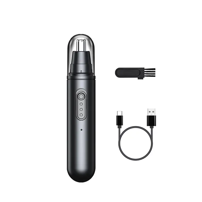 Tondeuse à poils de nez électrique rechargeable, rasoir pour le nez et les oreilles, mini-tondeuse a