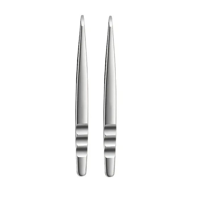 Pinces à épiler de haute précision professionnelles pour les sourcils, les poils du visage et l'élimination des poils incarnés, adaptées aux femmes et aux hommes